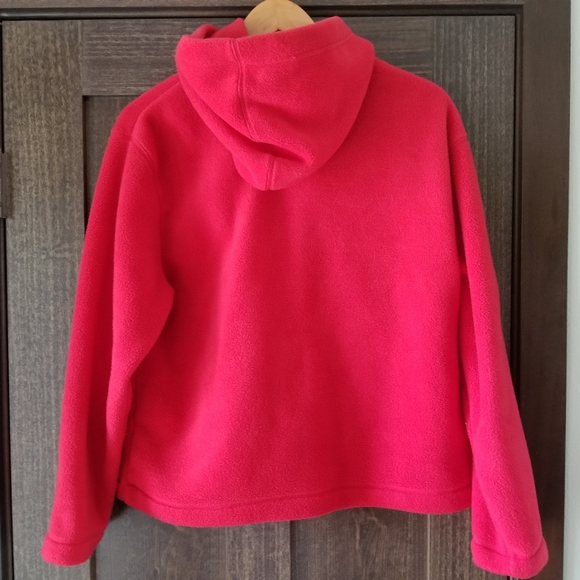 Disneyland Resort Minnie Mouse 28 Medium Size Red Fleece Hoodie Vintage Y2k - Picture 3 of 13